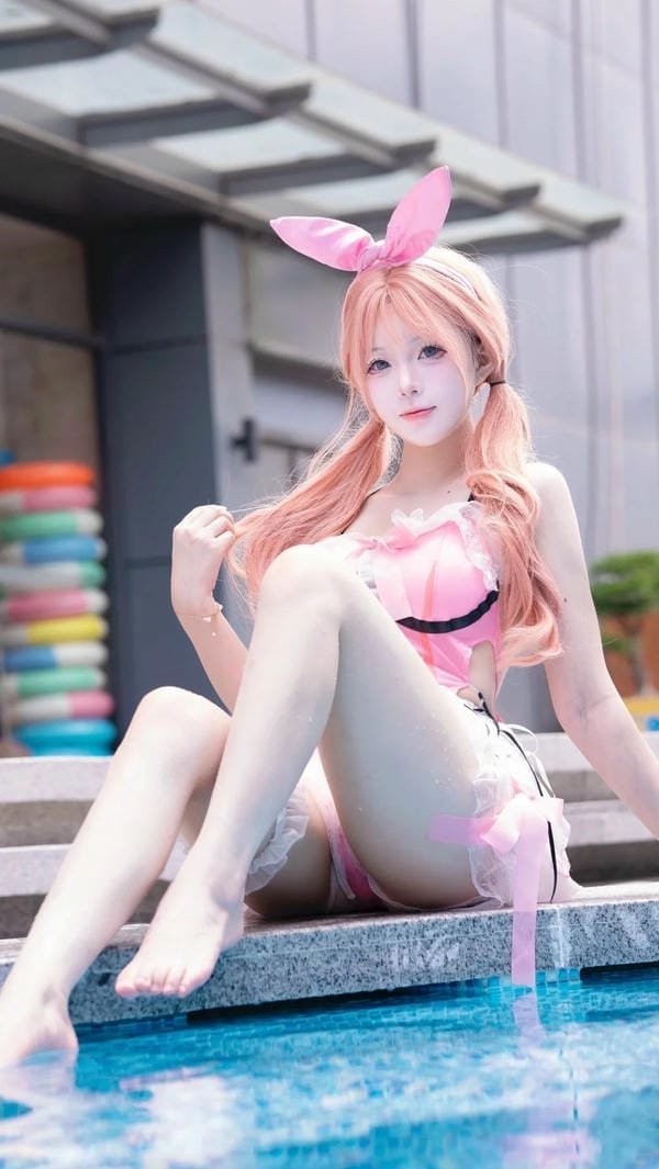 gái xinh cosplay mặc bikini