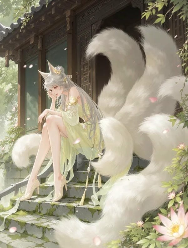 hồ ly 9 đuôi anime (17)