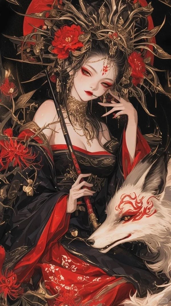 hồ ly 9 đuôi anime (26)