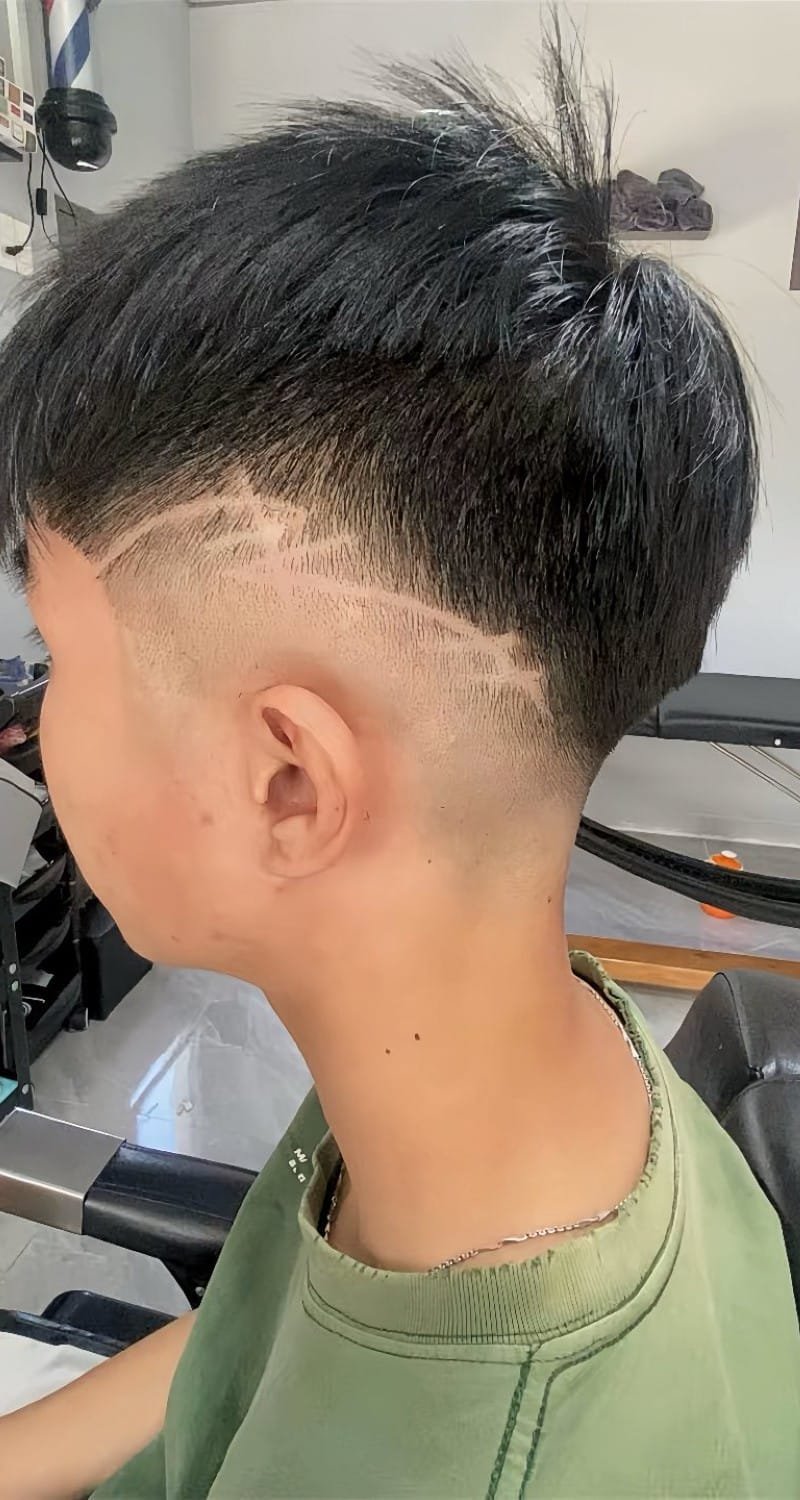 kẻ 2 vạch 1 bên layer ngầu