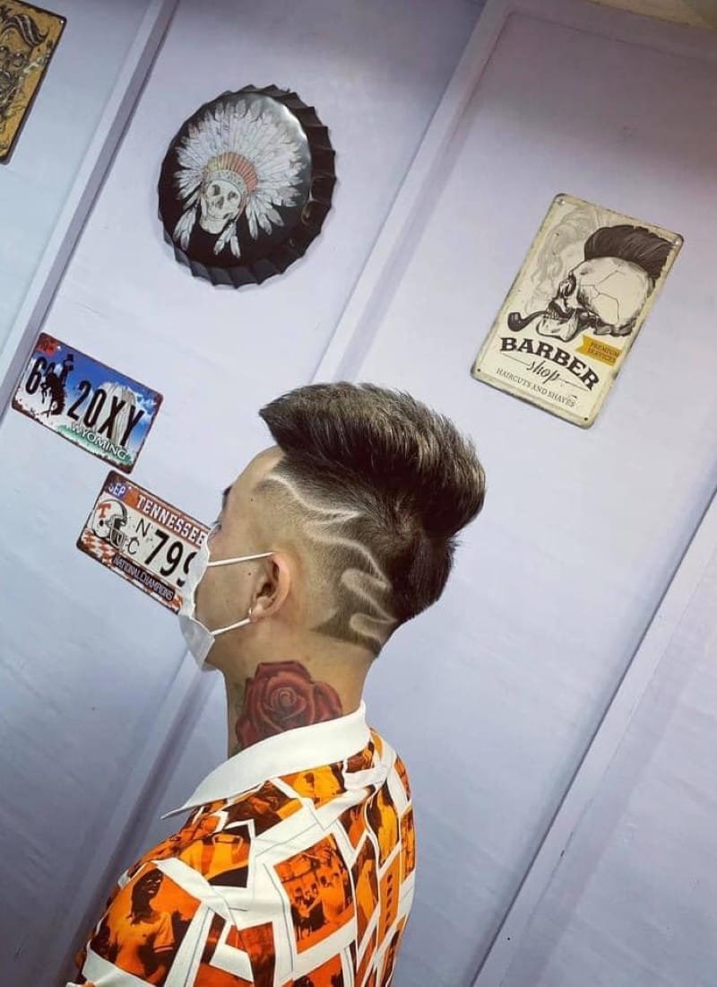 kiểu tóc nam ngắn chất 8