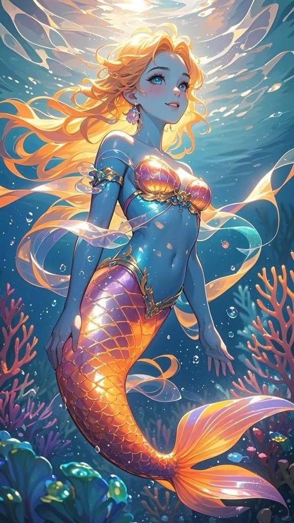 nàng tiên cá anime (16)