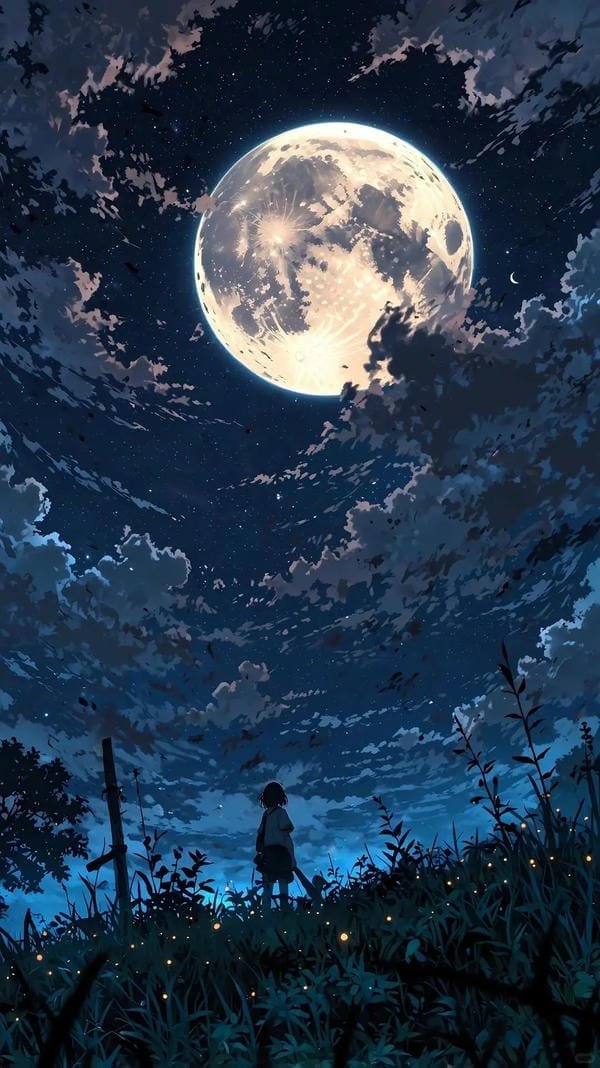 phong cảnh anime đêm (1)