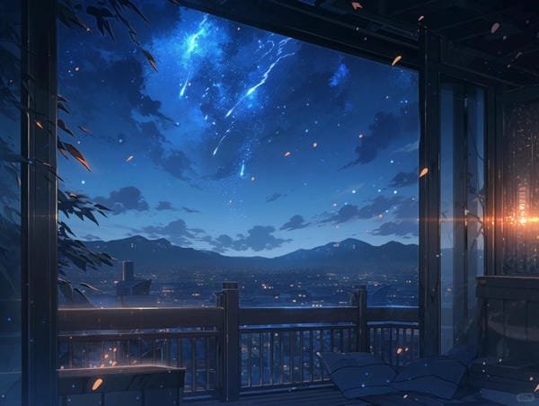 phong cảnh anime đêm (11)