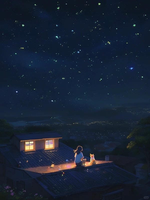 phong cảnh anime đêm (23)