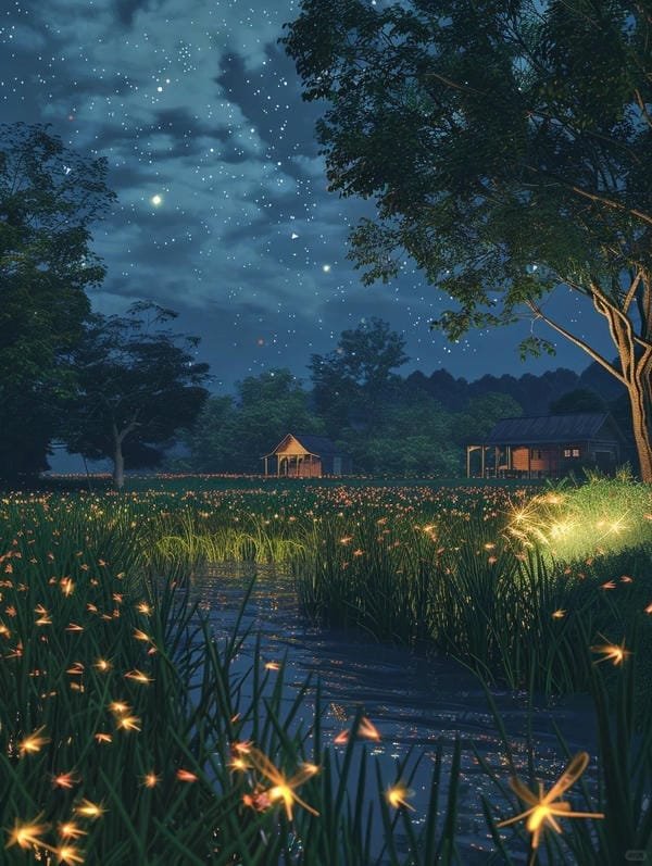 phong cảnh anime đêm (26)