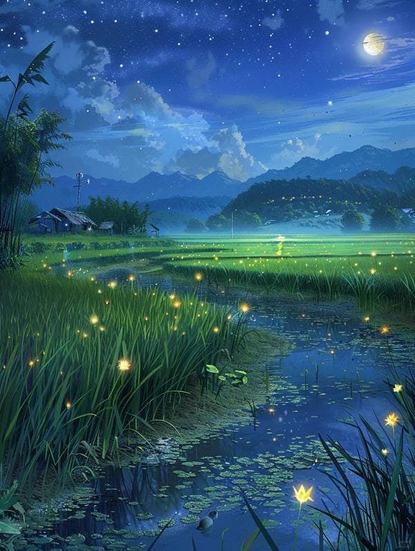 phong cảnh anime đêm (28)