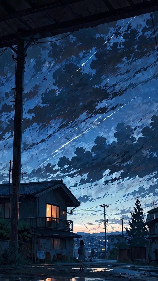 phong cảnh anime đêm (4)