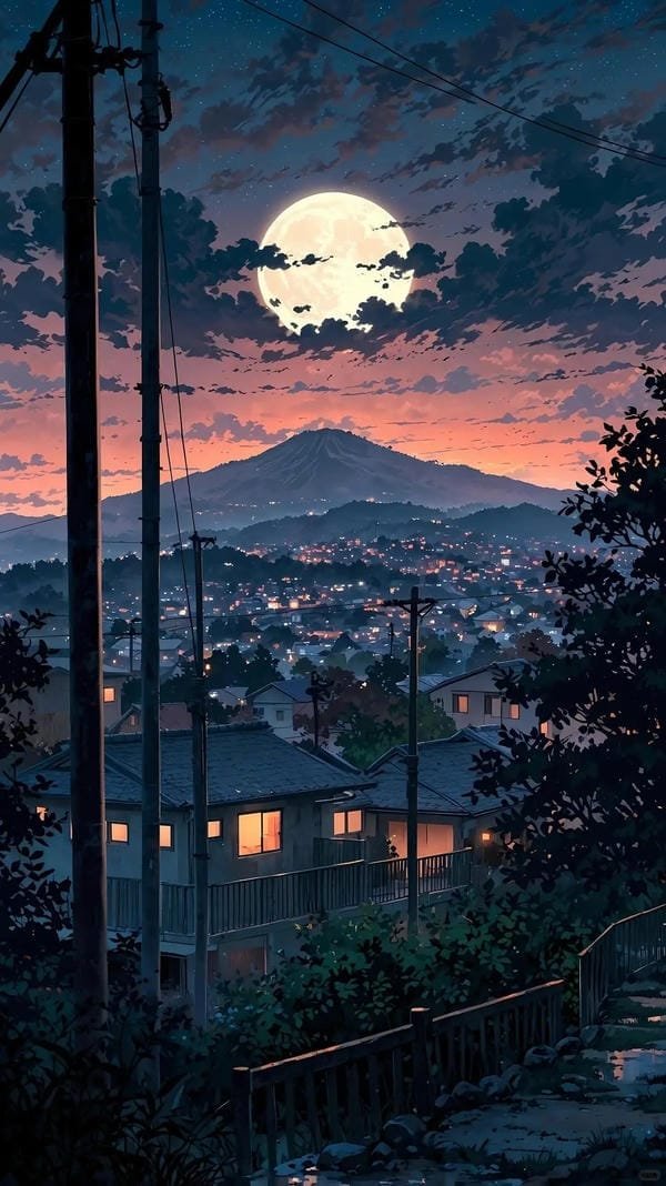 phong cảnh anime đêm (7)