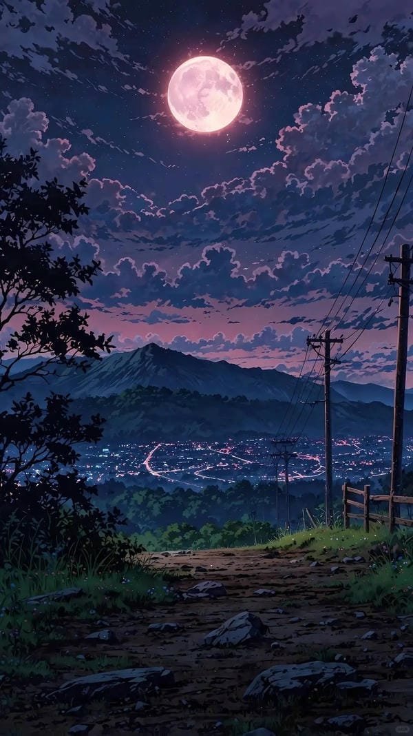 phong cảnh anime đêm (8)