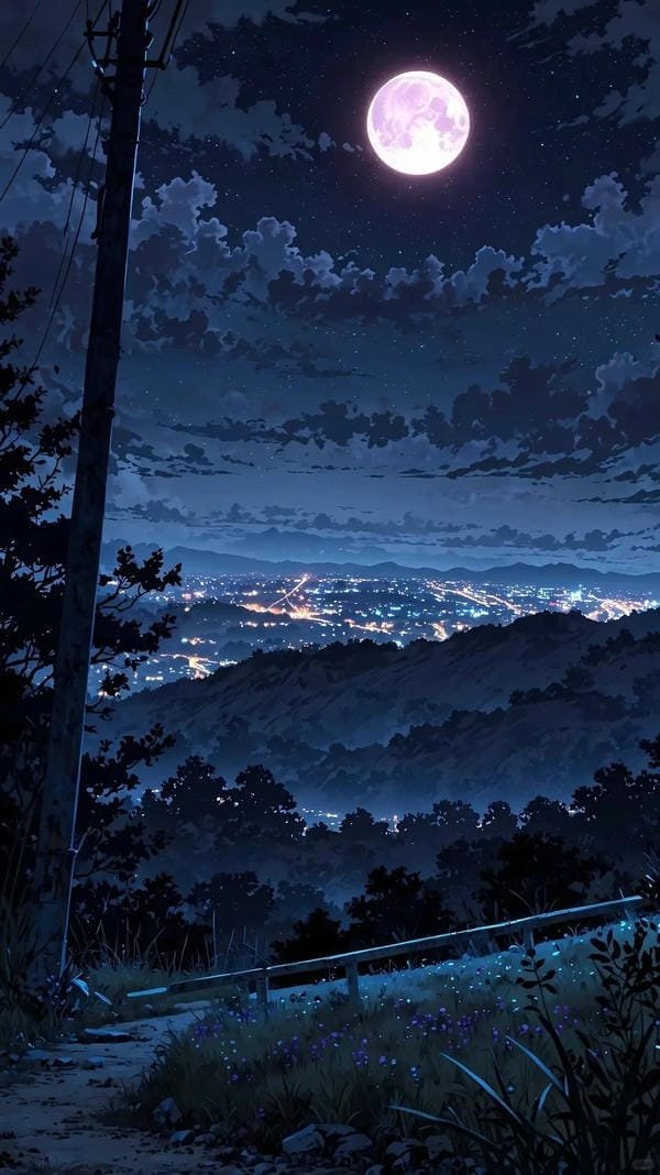 phong cảnh anime đêm (9)