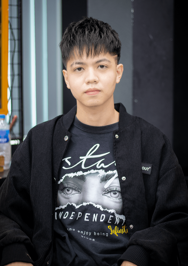 tóc layer bung nam 1