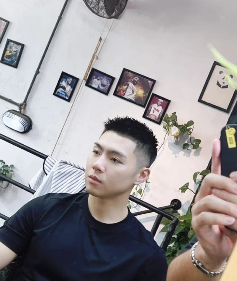 tóc ngắn mùa hè nam