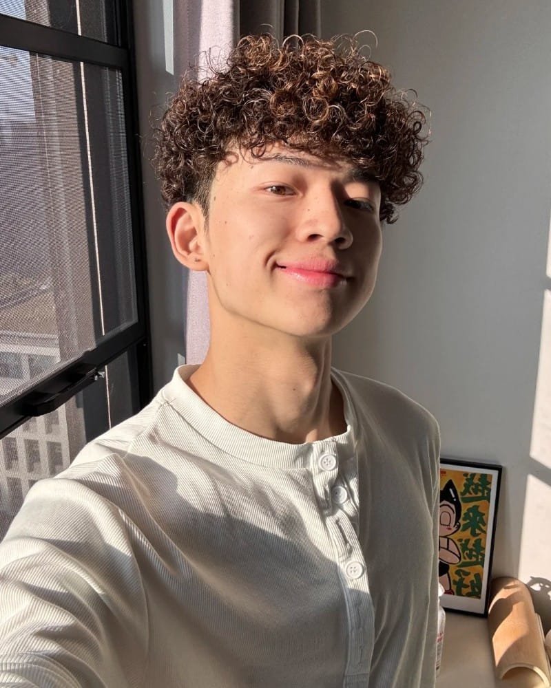 tóc uốn nam đẹp