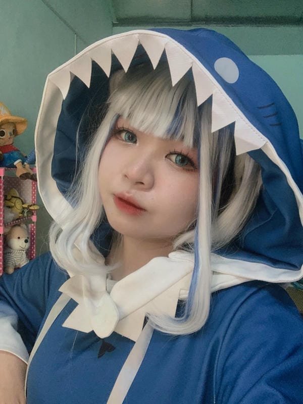 yaoyaoqwq gawr gura cosplay (10)
