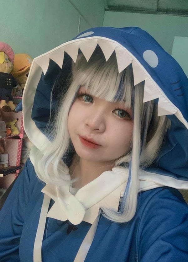 yaoyaoqwq gawr gura cosplay (11)