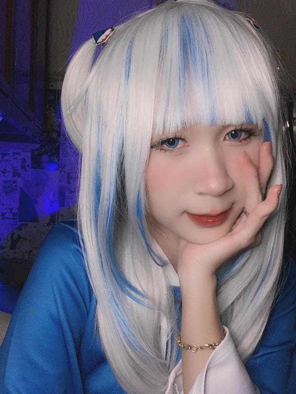 yaoyaoqwq gawr gura cosplay (16)