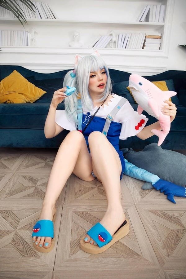 yaoyaoqwq gawr gura cosplay (25)