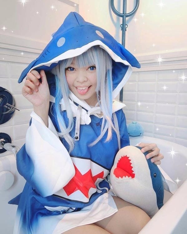 yaoyaoqwq gawr gura cosplay (30)