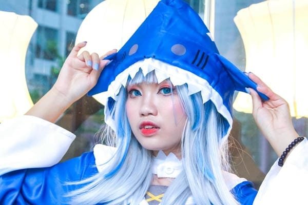 yaoyaoqwq gawr gura cosplay (4)