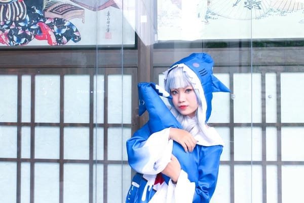yaoyaoqwq gawr gura cosplay (5)